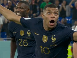 Mbappe reyal v matche s datchanami v Katare1