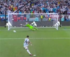 Argentinez enzo fernandes mazhet v serii penalti